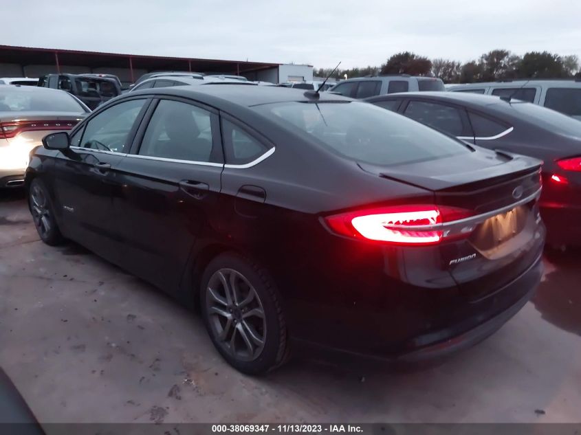 2017 FORD FUSION HYBRID SE - 3FA6P0LU8HR408042
