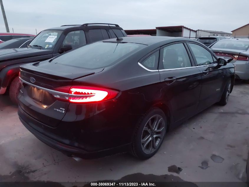 2017 FORD FUSION HYBRID SE - 3FA6P0LU8HR408042
