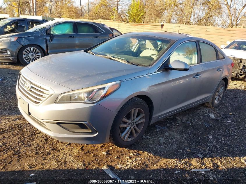 2016 HYUNDAI SONATA SE - 5NPE24AF5GH274589