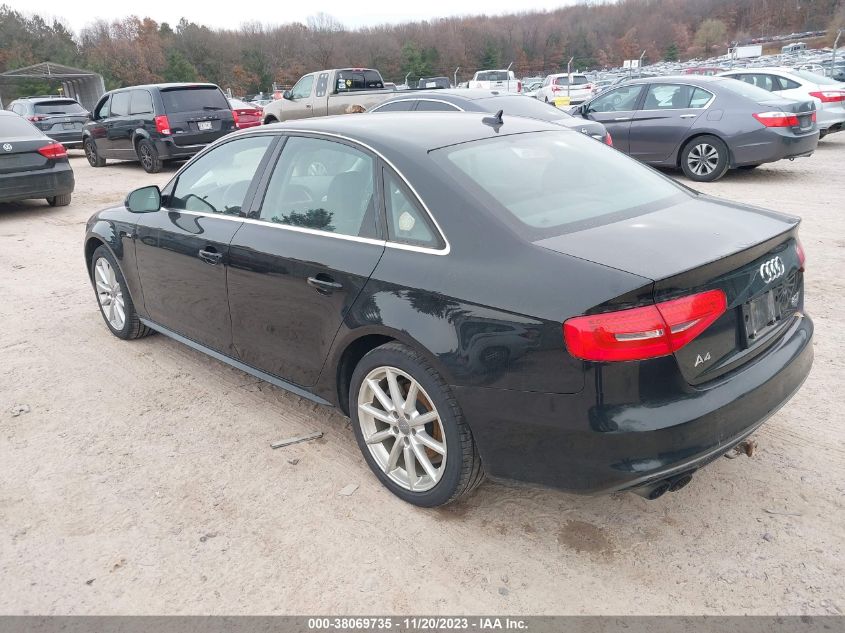 2015 AUDI A4 2.0T PREMIUM - WAUFFAFL9FN022362