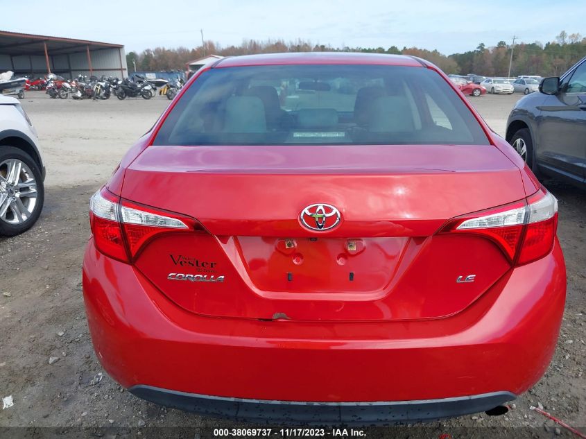 2016 TOYOTA COROLLA LE - 2T1BURHE8GC531321