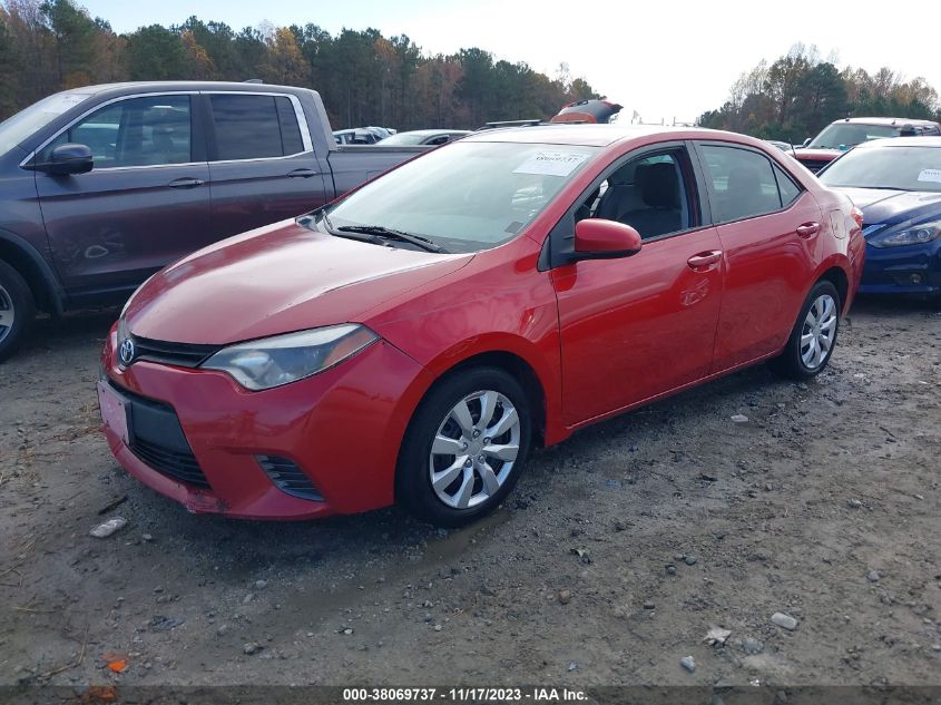 2016 TOYOTA COROLLA LE - 2T1BURHE8GC531321