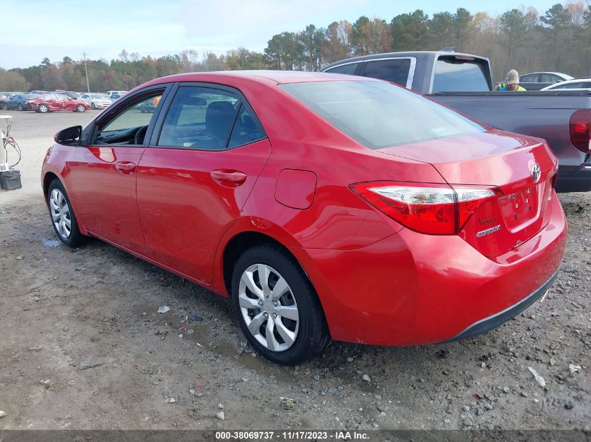 2016 TOYOTA COROLLA LE - 2T1BURHE8GC531321