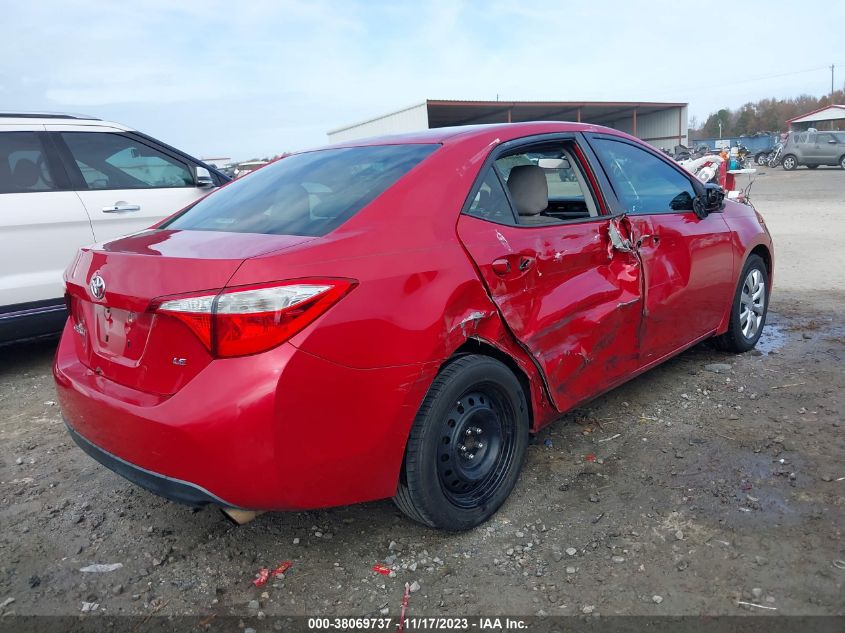 2016 TOYOTA COROLLA LE - 2T1BURHE8GC531321