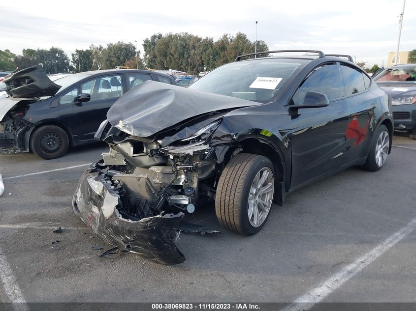 VIN 5YJYGAEE7MF305916 2021 TESLA MODEL Y