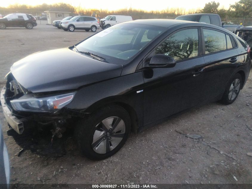 2017 HYUNDAI IONIQ HYBRID BLUE - KMHC65LC9HU026868