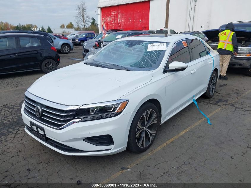 2020 VOLKSWAGEN PASSAT 2.0T SEL - 1VWCA7A33LC007035