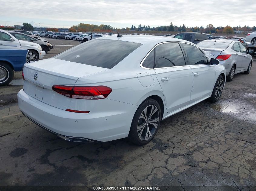 2020 VOLKSWAGEN PASSAT 2.0T SEL - 1VWCA7A33LC007035