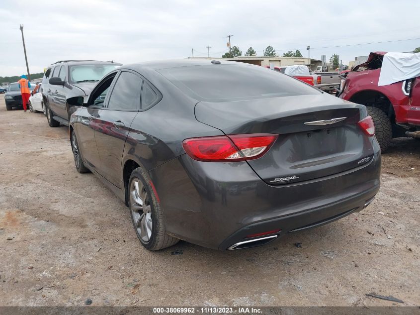 2015 CHRYSLER 200 S - 1C3CCCBB8FN626609