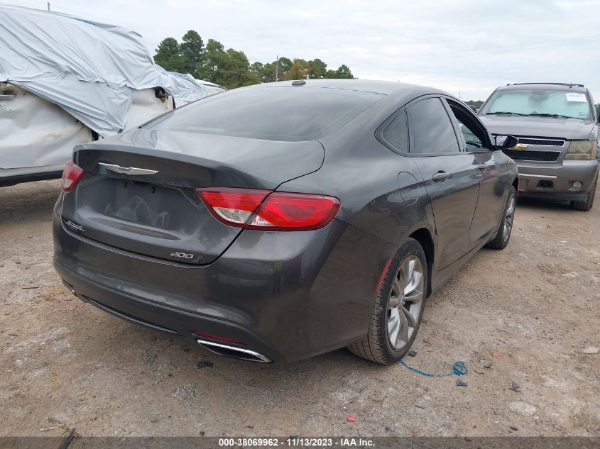 2015 CHRYSLER 200 S - 1C3CCCBB8FN626609