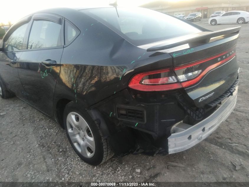 2013 DODGE DART SE/AERO - 1C3CDFAH3DD287605