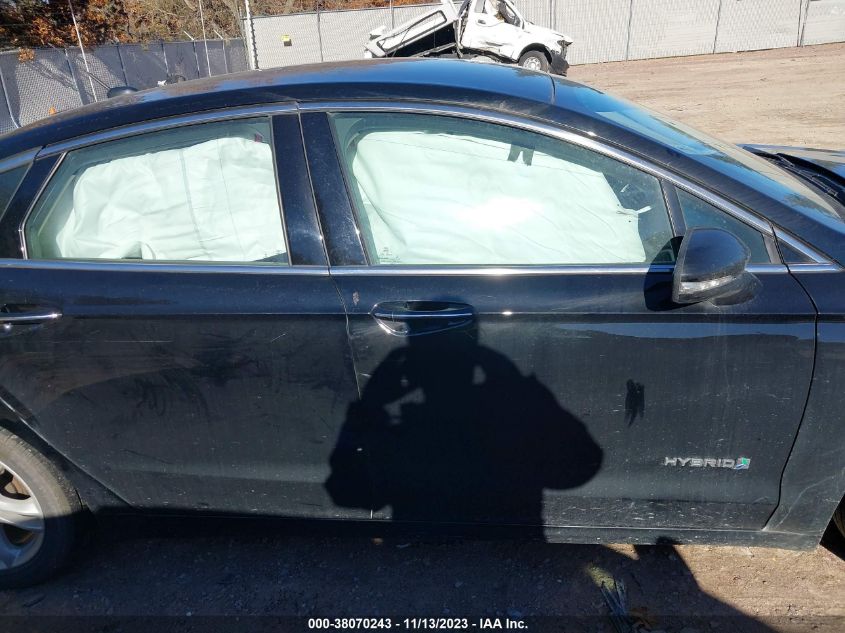 2018 FORD FUSION HYBRID SE - 3FA6P0LUXJR223495