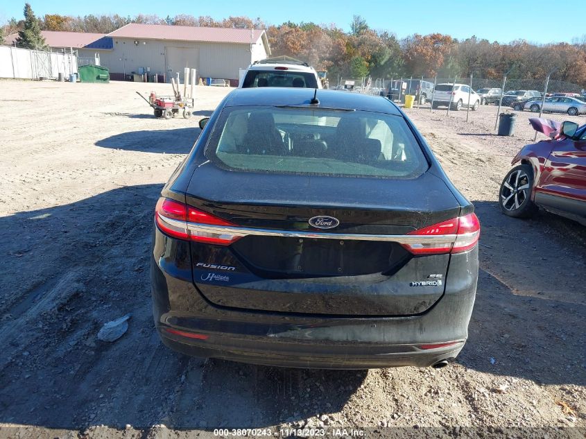 2018 FORD FUSION HYBRID SE - 3FA6P0LUXJR223495