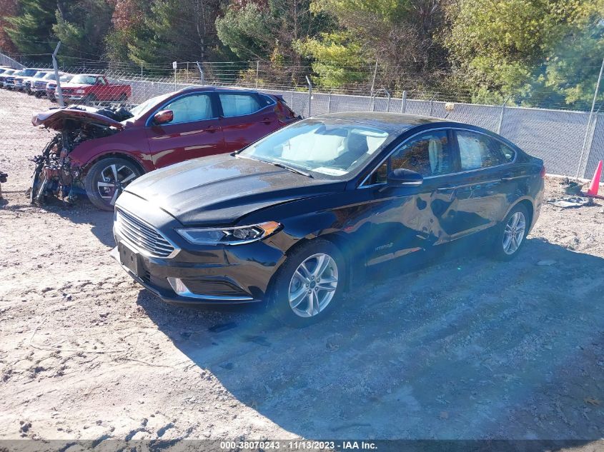 2018 FORD FUSION HYBRID SE - 3FA6P0LUXJR223495