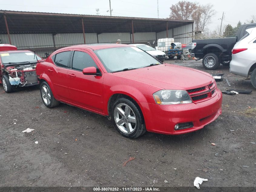 2013 DODGE AVENGER SXT - 1C3CDZCB7DN683296