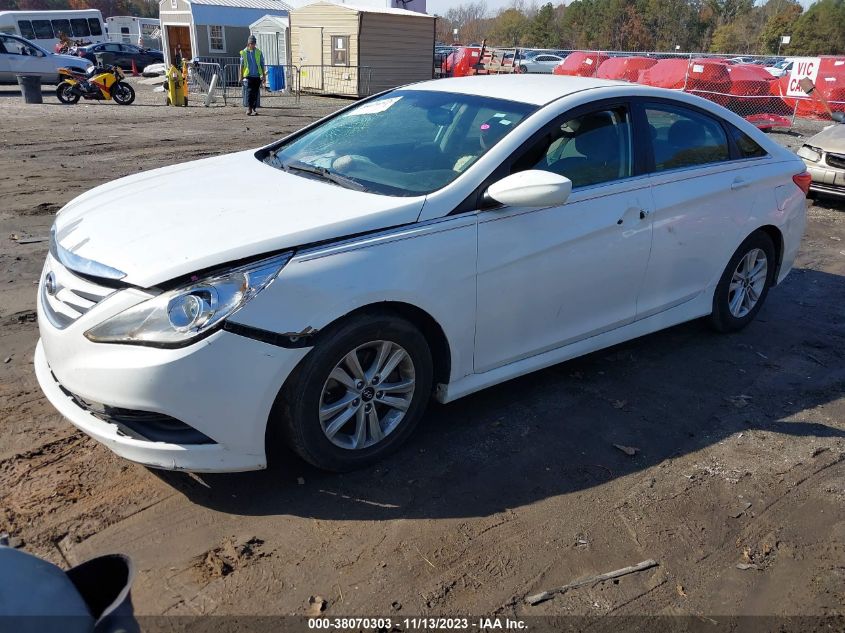 2014 HYUNDAI SONATA GLS - 5NPEB4AC3EH860677