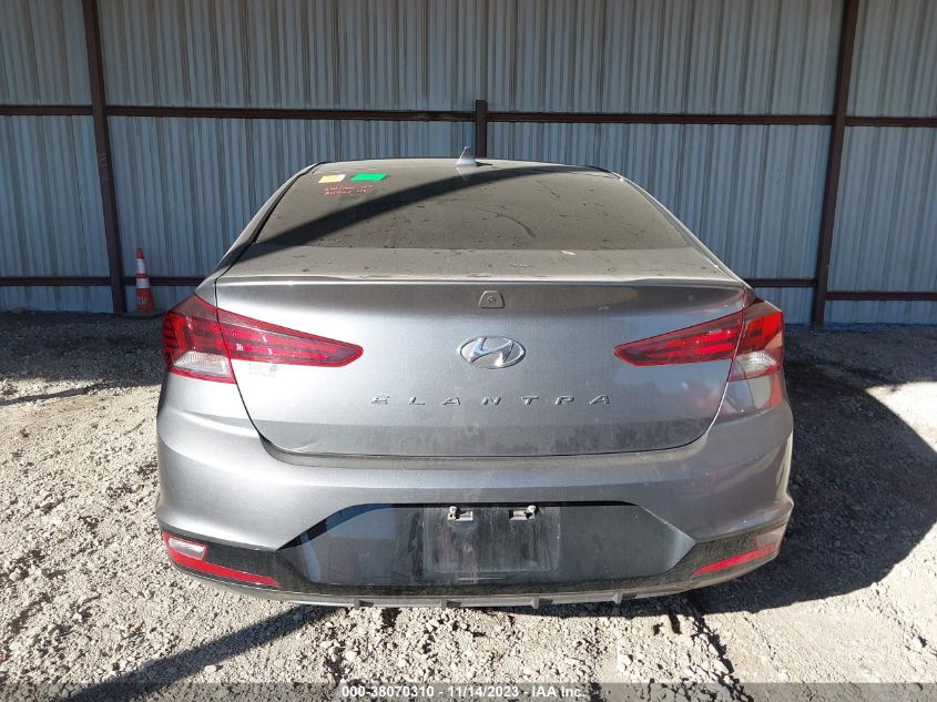 2019 HYUNDAI ELANTRA SEL/VALUE/LIMITED - 5NPD84LF8KH442922