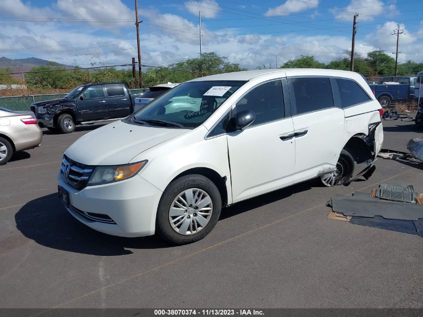 2014 HONDA ODYSSEY LX - 5FNRL5H28EB107310