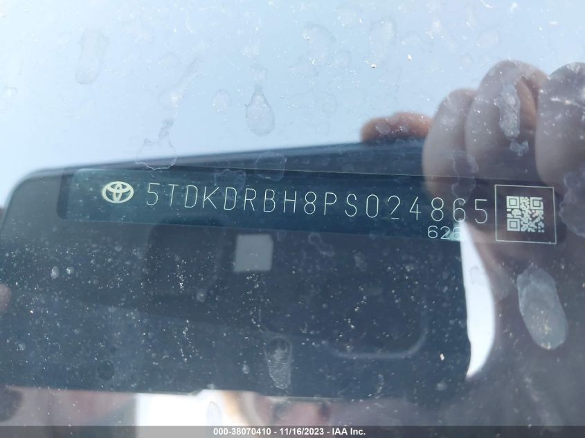 2023 TOYOTA HIGHLANDER XLE - 5TDKDRBH8PS024865