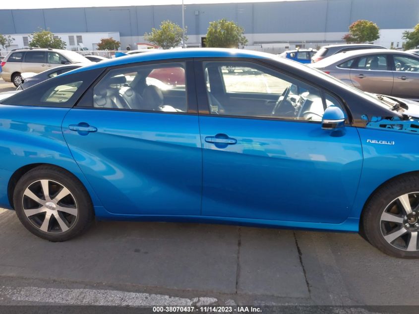2017 TOYOTA MIRAI JTDBVRBD1HA001694