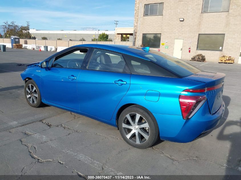 2017 TOYOTA MIRAI JTDBVRBD1HA001694