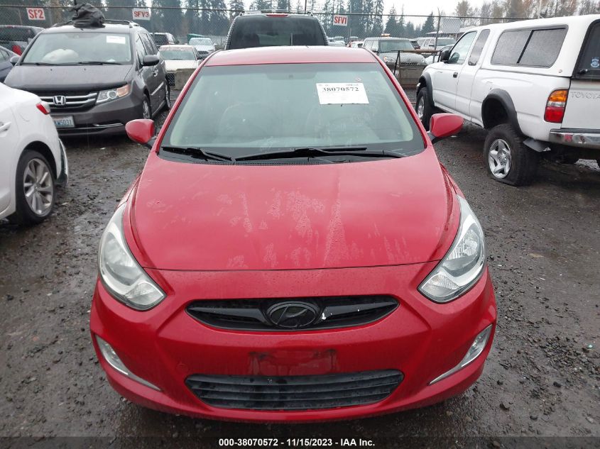 2013 HYUNDAI ACCENT GLS - KMHCU4AE0DU567631