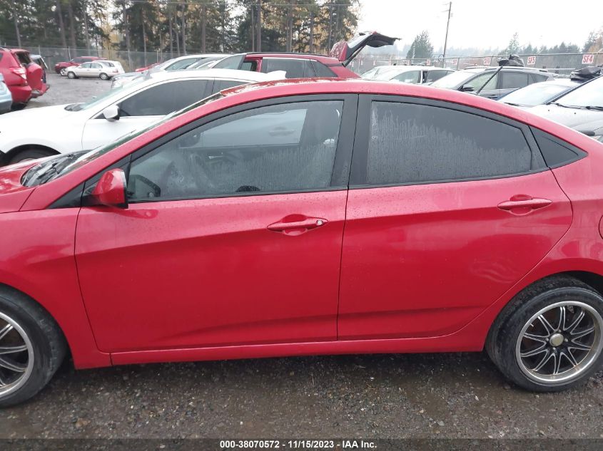 2013 HYUNDAI ACCENT GLS - KMHCU4AE0DU567631
