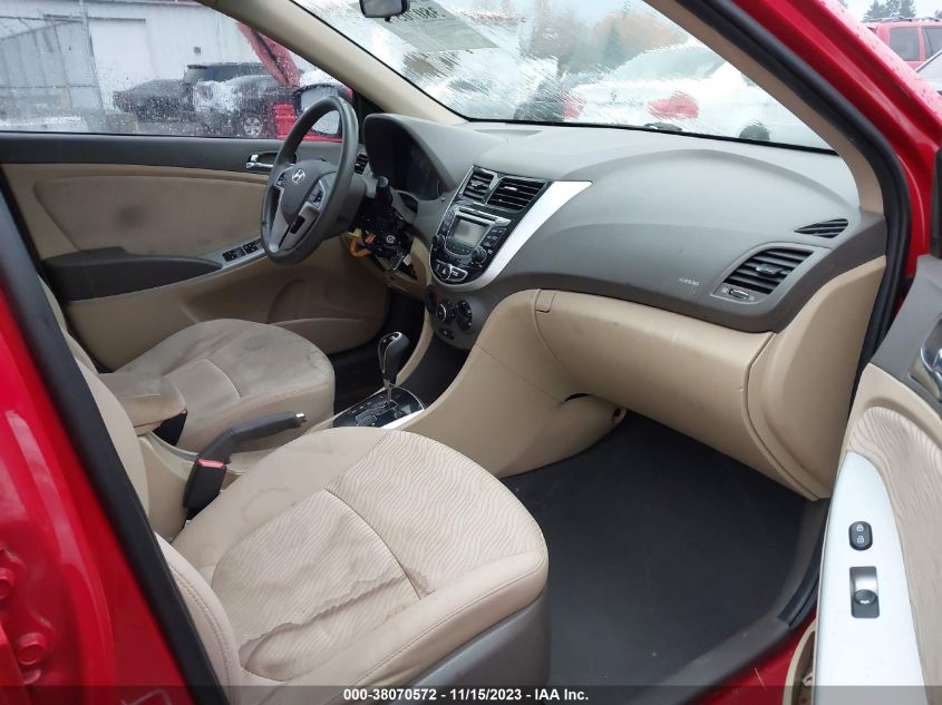 2013 HYUNDAI ACCENT GLS - KMHCU4AE0DU567631