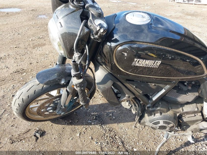 2017 DUCATI SCRAMBLER 800 ZDM15ANM6HB021110