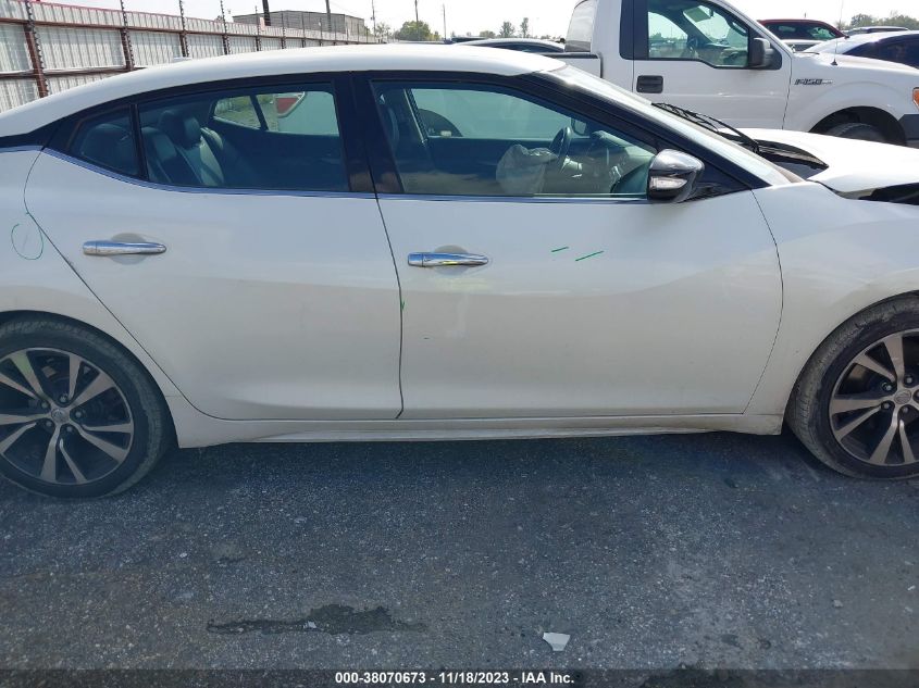 2018 NISSAN MAXIMA 3.5S/SV/SL/SR/PLAT - 1N4AA6AP0JC362626