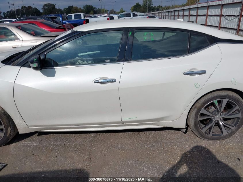 2018 NISSAN MAXIMA 3.5S/SV/SL/SR/PLAT - 1N4AA6AP0JC362626