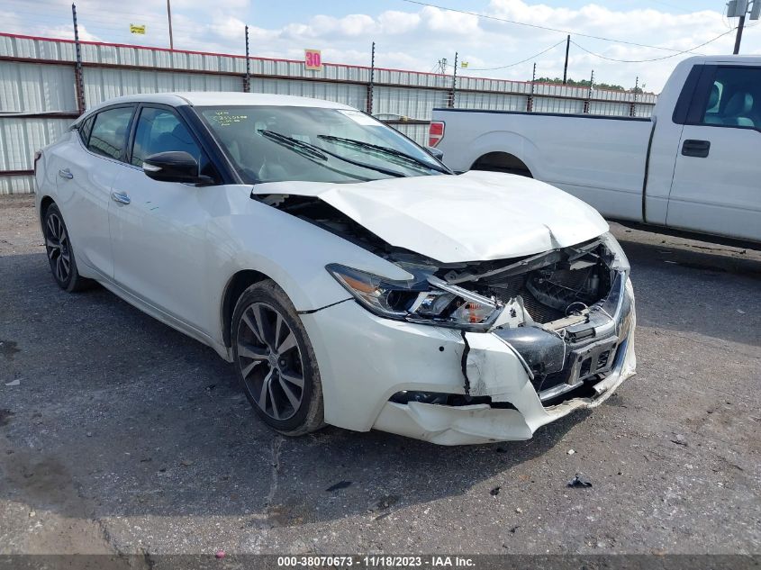 2018 NISSAN MAXIMA 3.5S/SV/SL/SR/PLAT - 1N4AA6AP0JC362626