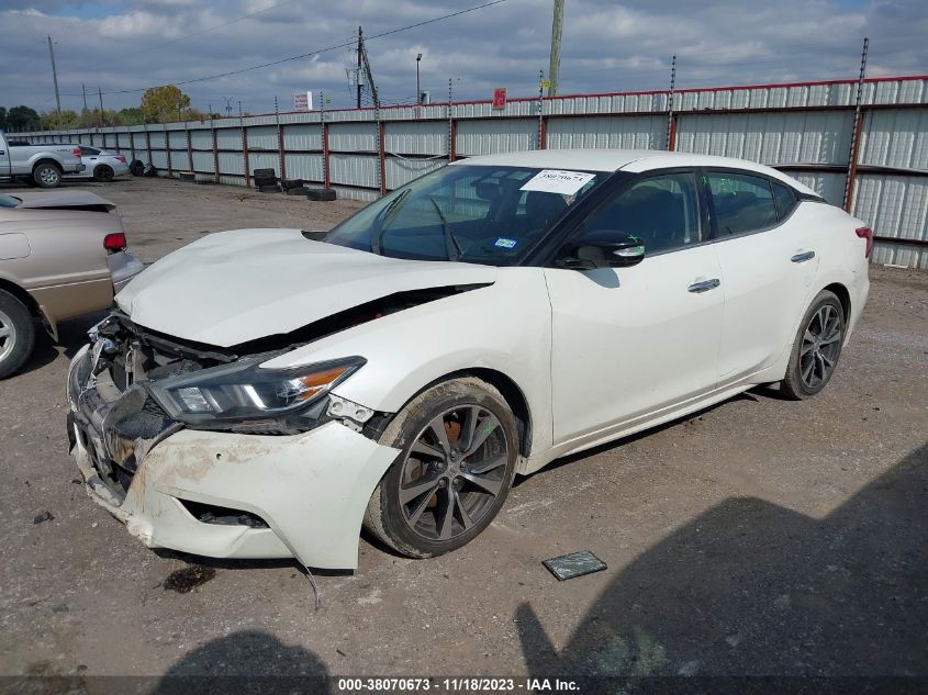 2018 NISSAN MAXIMA 3.5S/SV/SL/SR/PLAT - 1N4AA6AP0JC362626