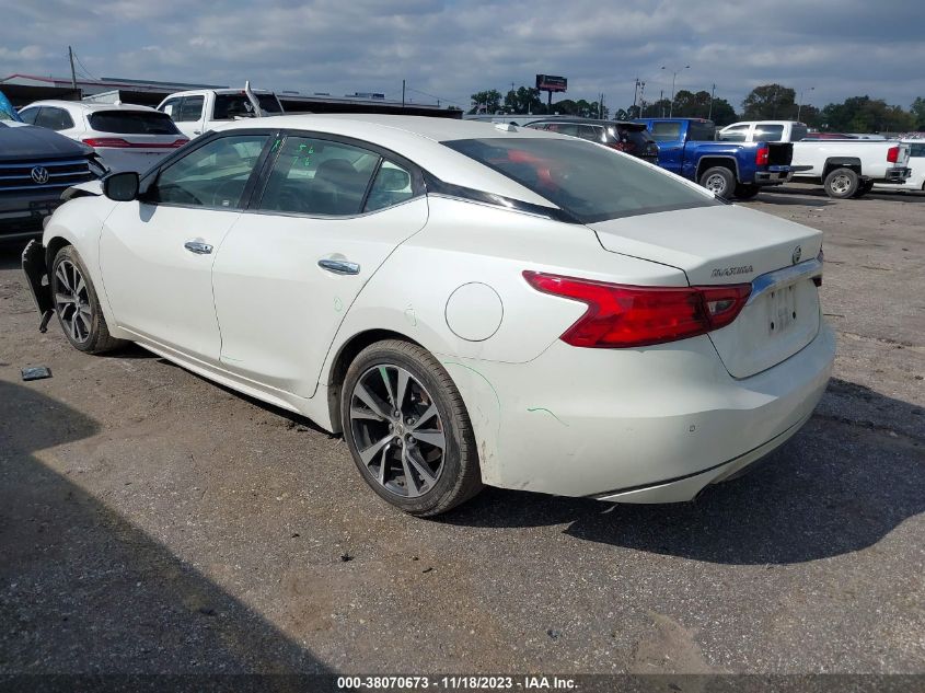 2018 NISSAN MAXIMA 3.5S/SV/SL/SR/PLAT - 1N4AA6AP0JC362626