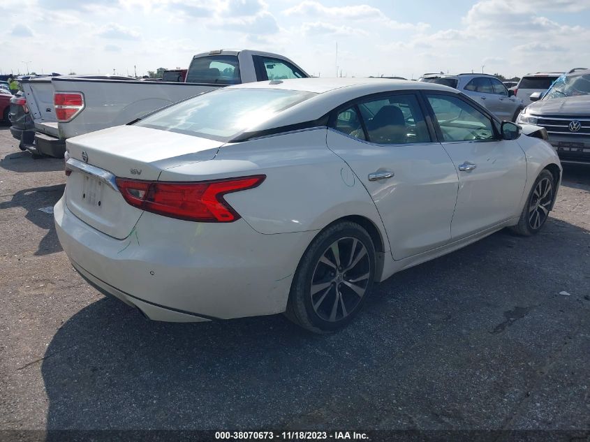 2018 NISSAN MAXIMA 3.5S/SV/SL/SR/PLAT - 1N4AA6AP0JC362626