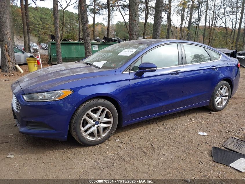 2016 FORD FUSION SE - 3FA6P0H77GR162750