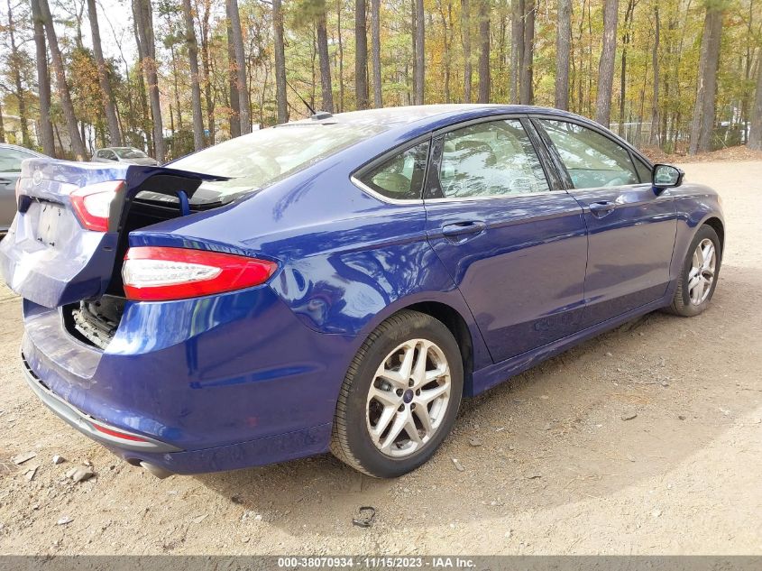 2016 FORD FUSION SE - 3FA6P0H77GR162750