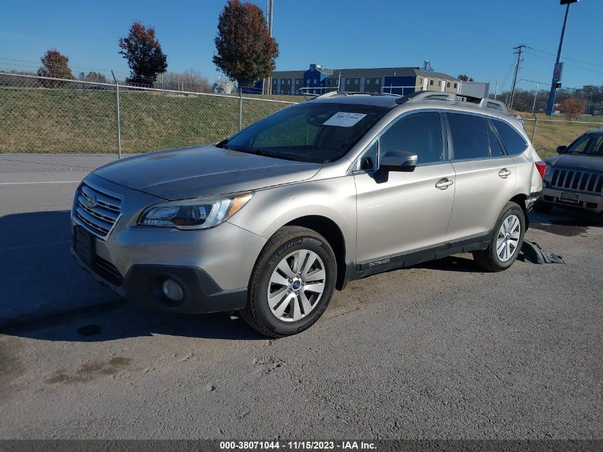 VIN 4S4BSAFC5H3305607 2017 SUBARU OUTBACK 2.5I PREMIUM