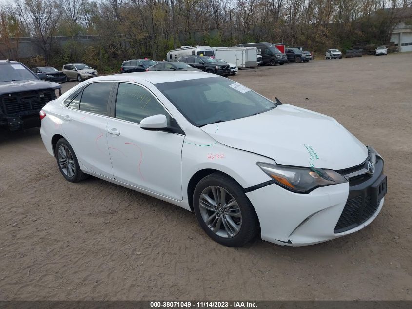 2016 TOYOTA CAMRY SE - 4T1BF1FK5GU231383