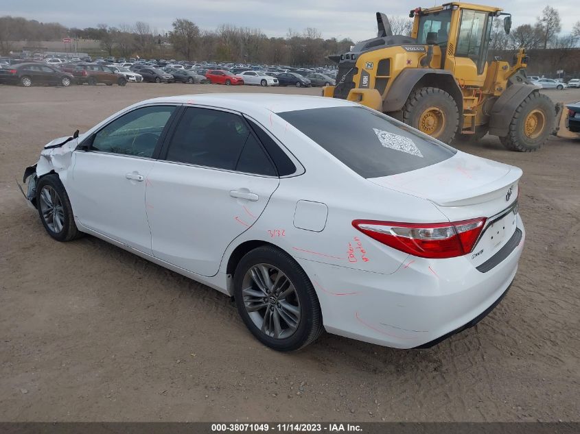 2016 TOYOTA CAMRY SE - 4T1BF1FK5GU231383