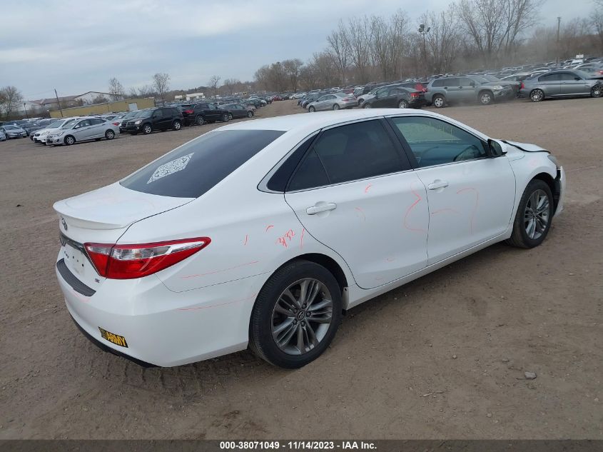 2016 TOYOTA CAMRY SE - 4T1BF1FK5GU231383