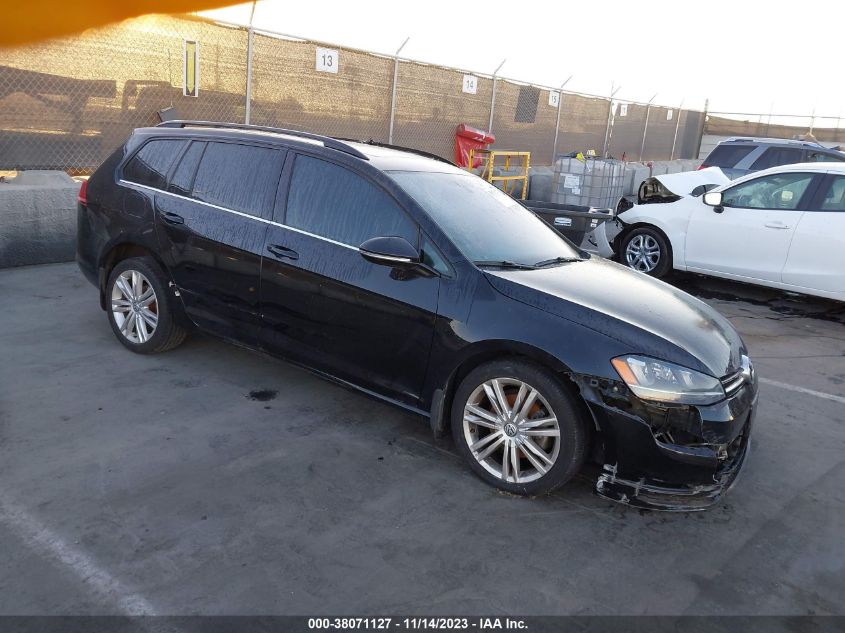 2015 VOLKSWAGEN GOLF SPORTWAGEN TDI SE - 3VWFA7AU9FM510450