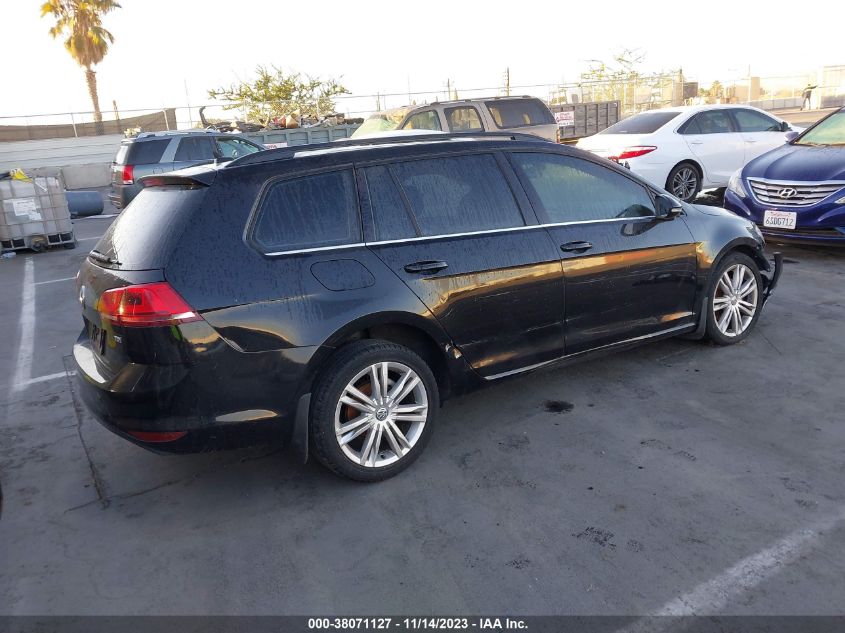2015 VOLKSWAGEN GOLF SPORTWAGEN TDI SE - 3VWFA7AU9FM510450