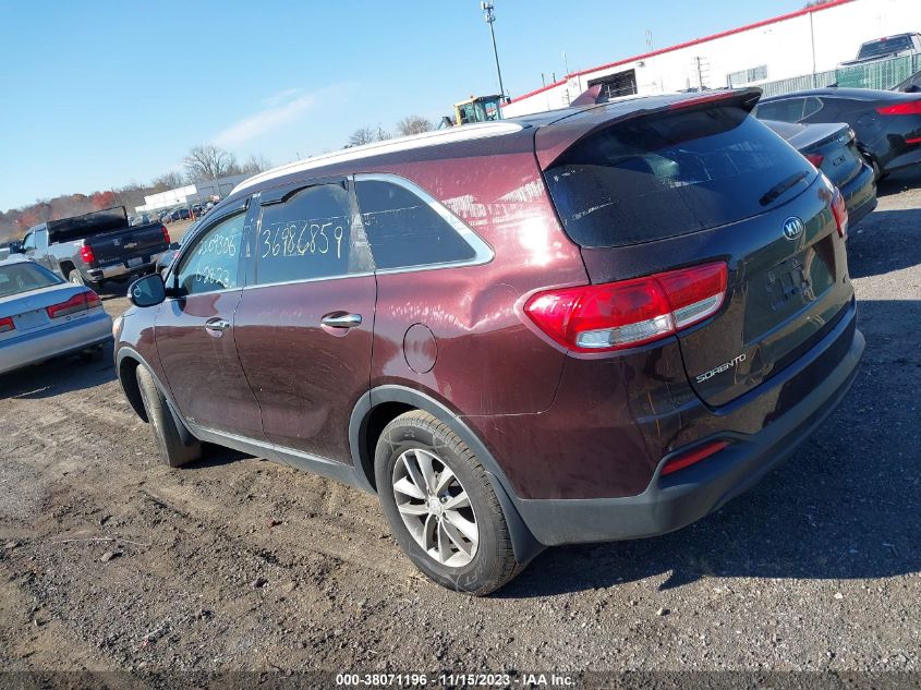 2016 KIA SORENTO LX - 5XYPGDA38GG072756