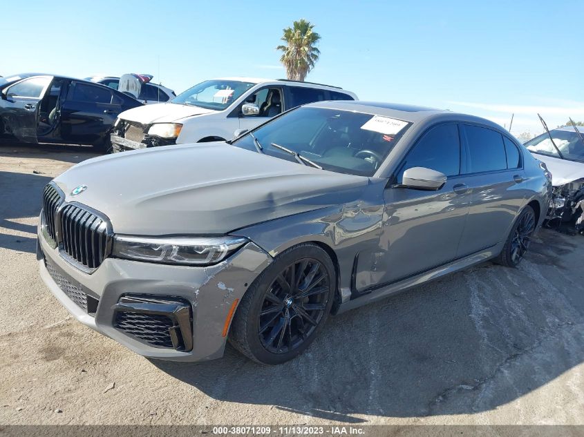 2021 BMW 7 SERIES 740I WBA7T2C07MCF54329