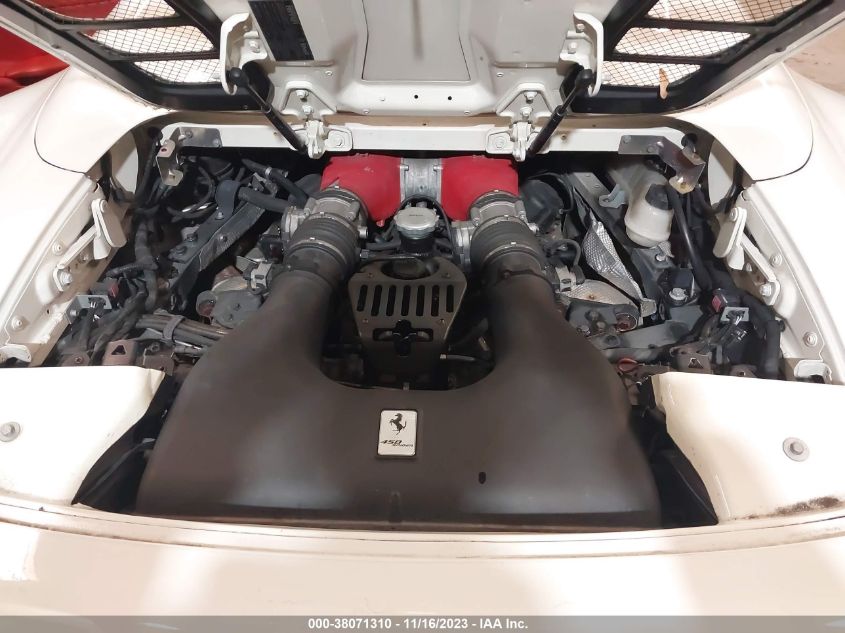 2013 FERRARI 458 SPIDER - ZFF68NHA2D0189397