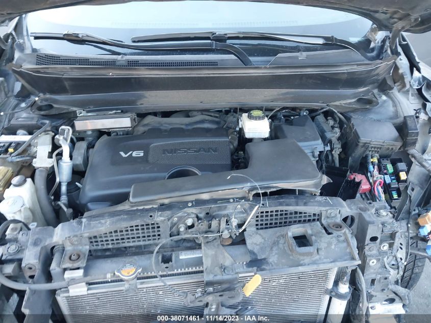 VIN 5N1DR2MNXJC661801 2018 NISSAN PATHFINDER S/SV/SL/PLATINUM