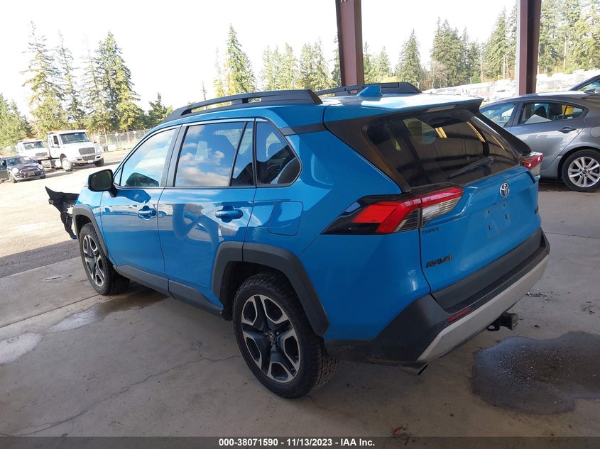 VIN 2T3J1RFV9KW019721 2019 TOYOTA RAV4 ADVENTURE