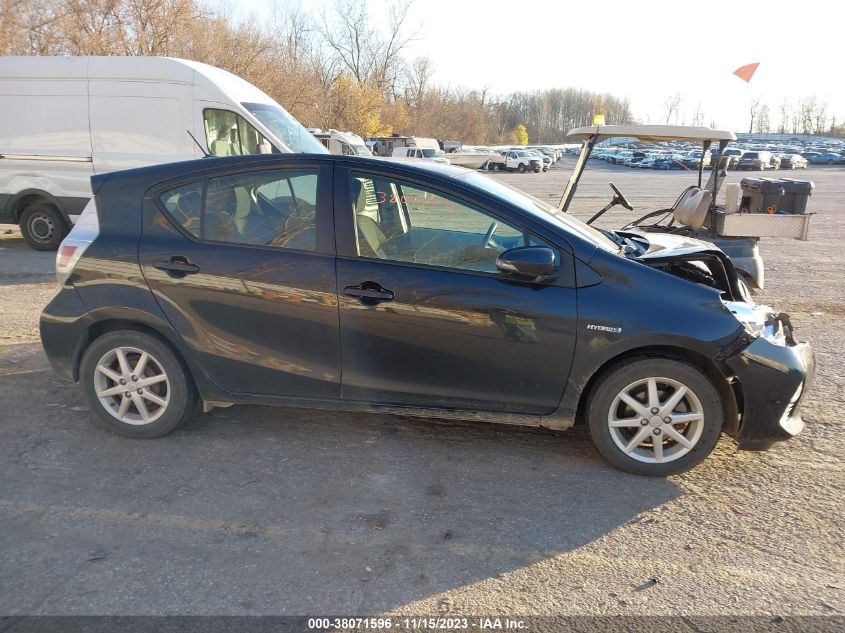 2013 TOYOTA PRIUS C THREE - JTDKDTB34D1556236