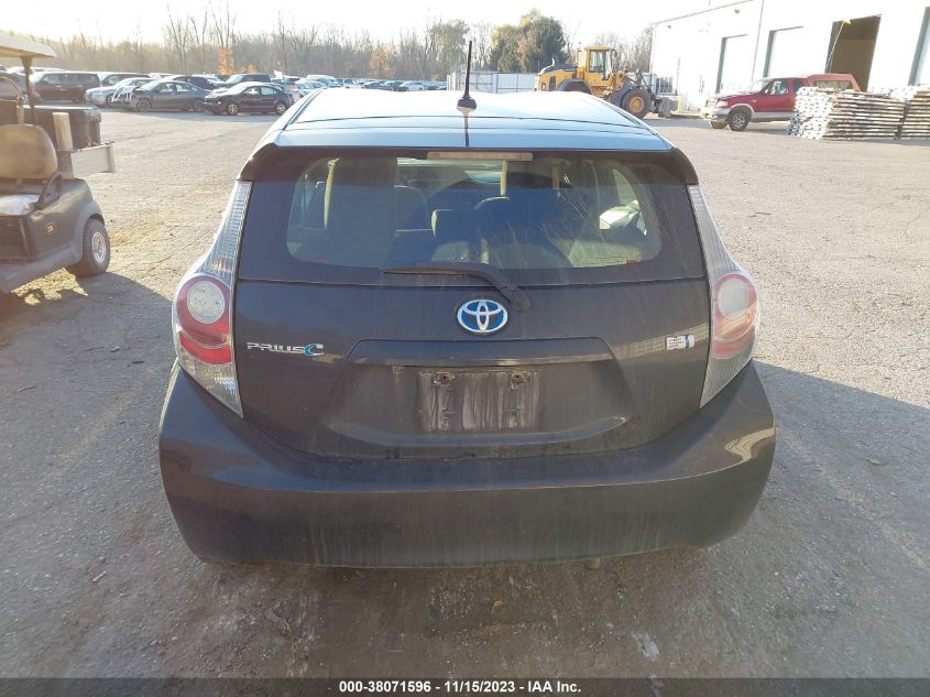 2013 TOYOTA PRIUS C THREE - JTDKDTB34D1556236